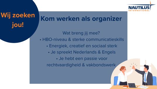 Image:Foto: Nautilus International / gemaakt met behulp van Canva