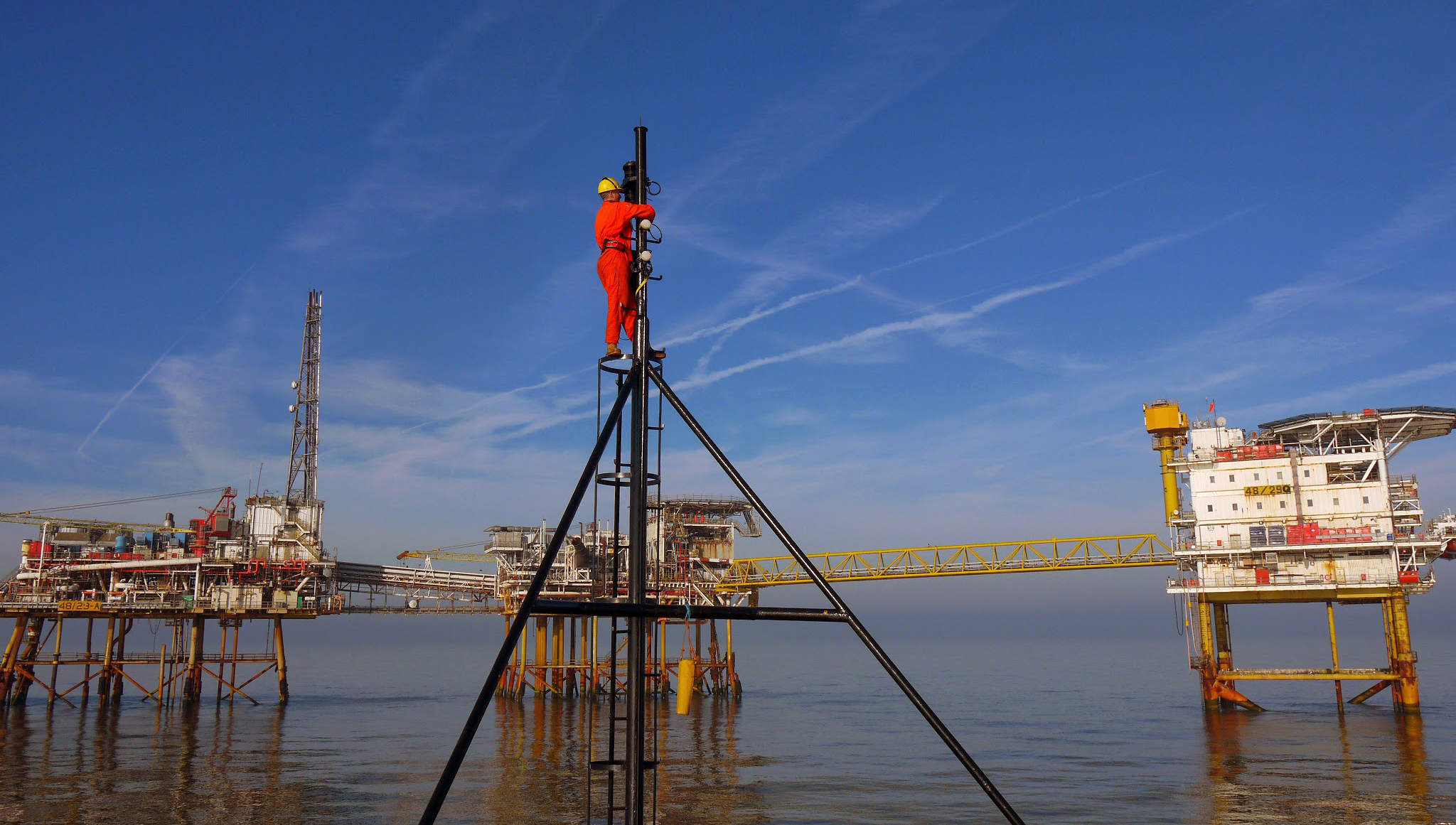 Seafarer doing offshore survey work. Image: Nautilus Life At Sea 2019 photo competition entrant Paul Hankin. Image:Seafarer doing offshore survey work. Image: Nautilus Life At Sea 2019 photo competition entrant Paul Hankin.