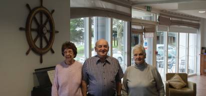 Volunteers for coffee mornings, catering events and food activities (L-R) Kath Keith, Rob Keith (a former MN catering officer) and Anne Kelly Image:Volunteers for coffee mornings, catering events and food activities (L-R) Kath Keith, Rob Keith (a former MN catering officer) and Anne Kelly