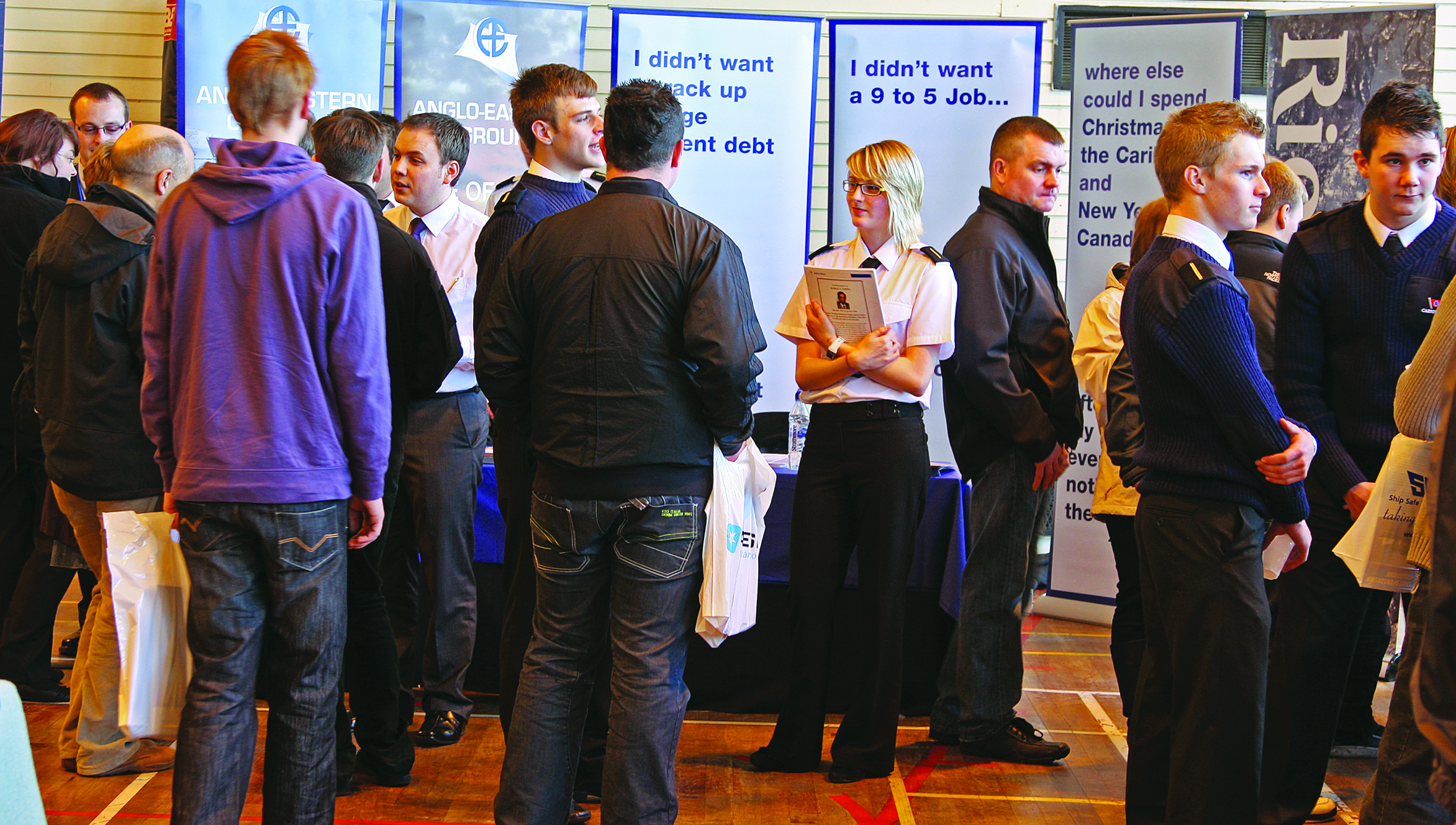 Nautilus organisers regularly host presentations for first-phase cadets and drop-in surgeries at Fleetwood Nautical Campus and other colleges. Image:Nautilus organisers regularly host presentations for first-phase cadets and drop-in surgeries at Fleetwood Nautical Campus and other colleges.
