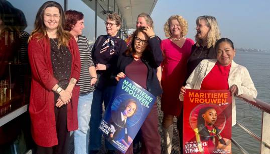 Image:Nautilus assistant general secretary Sascha Meijer (third from right) with members at the International Women's Day Nautilus branch networking event held at Hotel Delta, in Vlaardingen. Image: Nautilus International