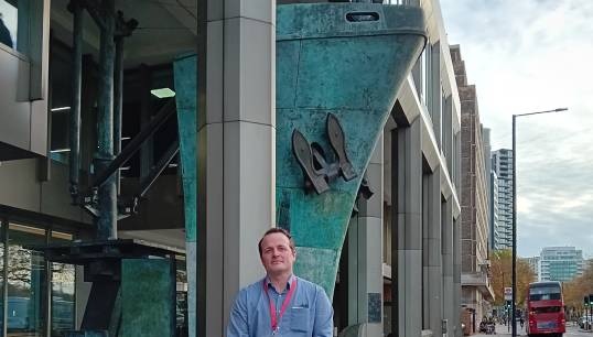 Image:Head of professional and technical David Appleton at the International Maritime Organization in London, where Nautilus represents members' interests at the highest level Image: Nautilus International