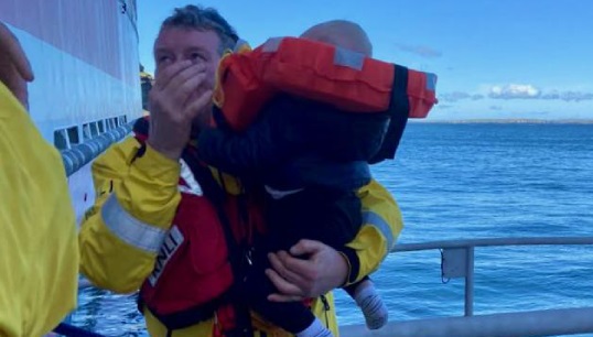 Some of the Alfred's passengers had to be evacuated by lifeboat crews. Image: RNLI/Andy Fellows Image:Some of the Alfred's passengers had to be evacuated by lifeboat crews. Image: RNLI/Andy Fellows