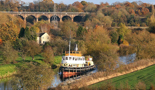 Daniel Adamson operated for many years on the Manchester Ship Canal Image:Daniel Adamson operated for many years on the Manchester Ship Canal