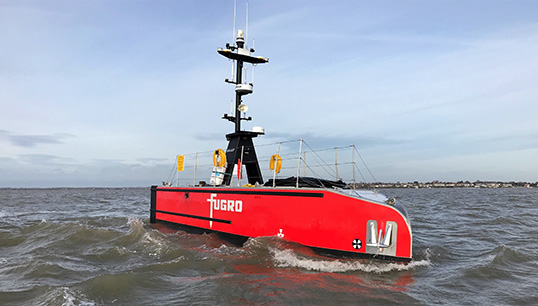 A 12m SEA-KIT X-class USV built for Fugro. Image: SEA-KIT International Image:A 12m SEA-KIT X-class USV built for Fugro. Image: SEA-KIT International