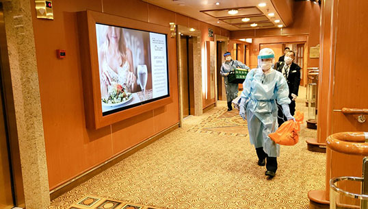 Princess Cruises has assured crew that all medical treatment will be provided while on board, and for any seafarers who may become ill. Twitter Image:Princess Cruises has assured crew that all medical treatment will be provided while on board, and for any seafarers who may become ill. Twitter