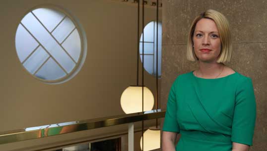 Scotland's minister for transport Jenny Gilruth. Image: Wikimedia Commons/2021 Image:Scotland's minister for transport Jenny Gilruth. Image: Wikimedia Commons/2021