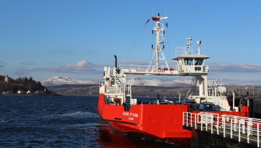 Western Ferries vessel MV Sound of Scarba at Hunter's Quay, Dunoon. Image: Geograph/Wikimedia Commons Image:Western Ferries vessel MV Sound of Scarba at Hunter's Quay, Dunoon. Image: Geograph/Wikimedia Commons