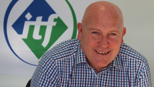 ITF general secretary Stephen Cotton. Image: ITF Image:ITF general secretary Stephen Cotton. Image: ITF