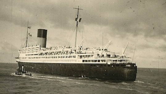 SS Pasteur, a French liner commandeered by the UK government to serve as part of the British Merchant Navy in the Second World War. Image: Wikimedia Commons Image:SS Pasteur, a French liner commandeered by the UK government to serve as part of the British Merchant Navy in the Second World War. Image: Wikimedia Commons