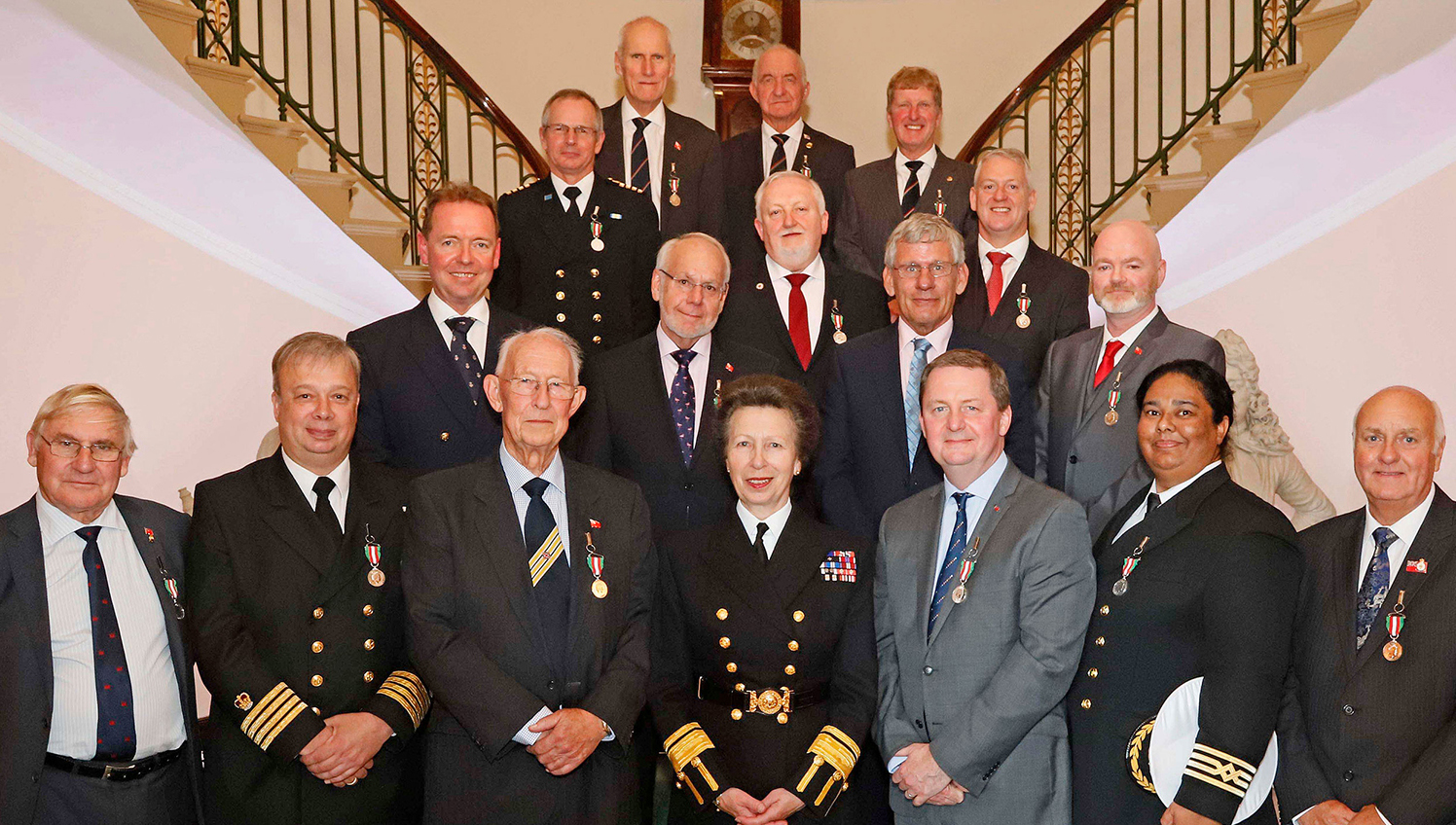 Nautilus general secretary Mark Dickinson and eight Union members were among the recipients of the 2018 Merchant Navy Medal for Meritorious Service. Image:Nautilus general secretary Mark Dickinson and eight Union members were among the recipients of the 2018 Merchant Navy Medal for Meritorious Service.