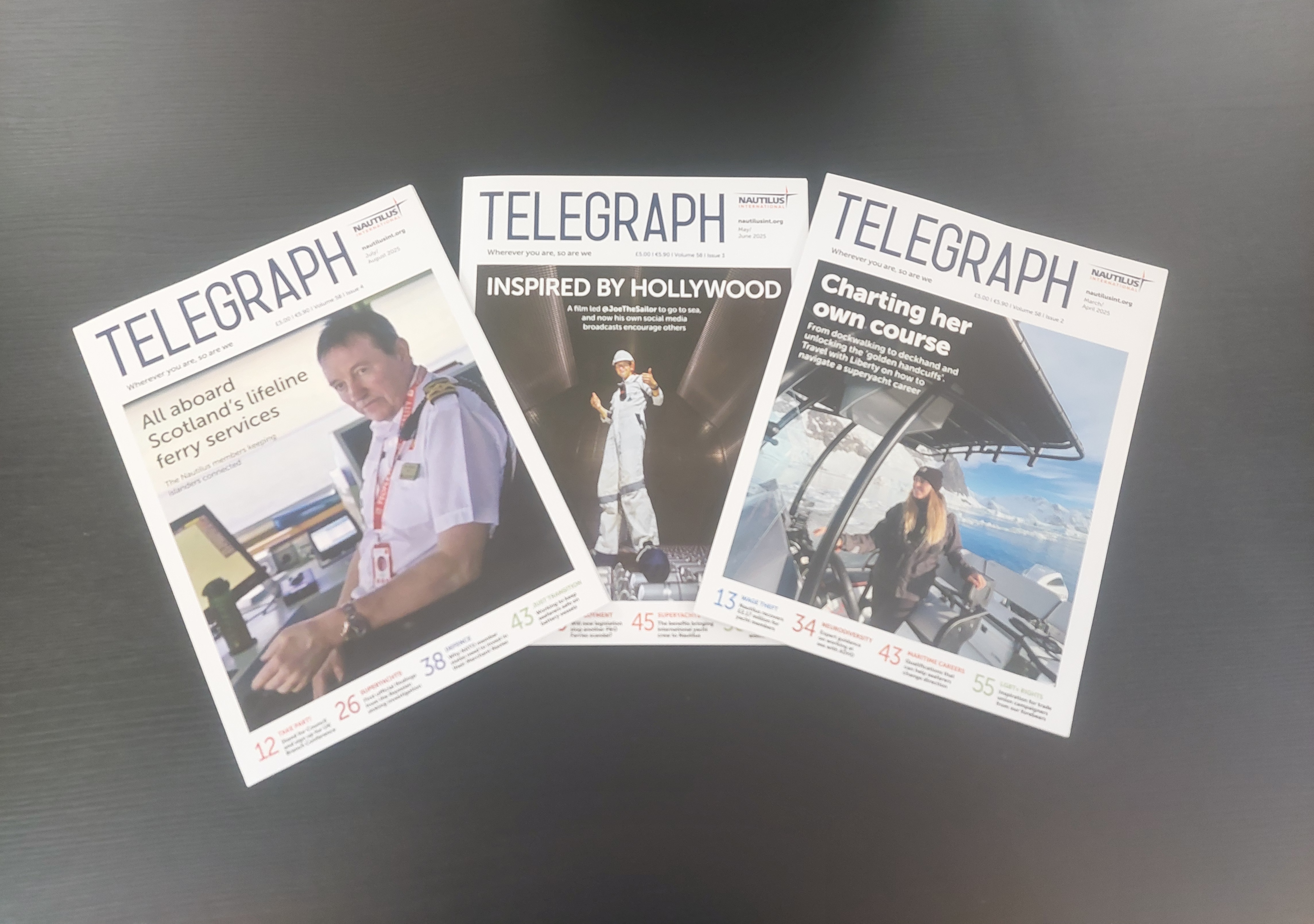 Image:The Nautilus Telegraph is evolving. Image: Nautilus International