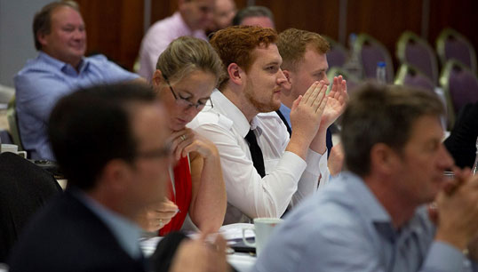 Members at a previous UK Branch Conference. Image:Members at a previous UK Branch Conference.
