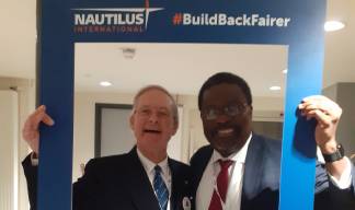 Malcolm Graves and Olu Tunde Image:Malcolm Graves and Olu Tunde