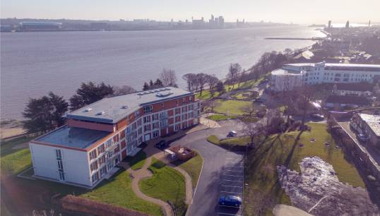 Nautilus House sits in the foreground looking towards the Trinity House Hub and the Care Home within the Mariners' Park Estate in Wallasey, UK. Image: Jamie Beard/Nautilus International
Image:Nautilus House sits in the foreground looking towards the Trinity House Hub and the Care Home within the Mariners' Park Estate in Wallasey, UK. Image: Jamie Beard/Nautilus International
